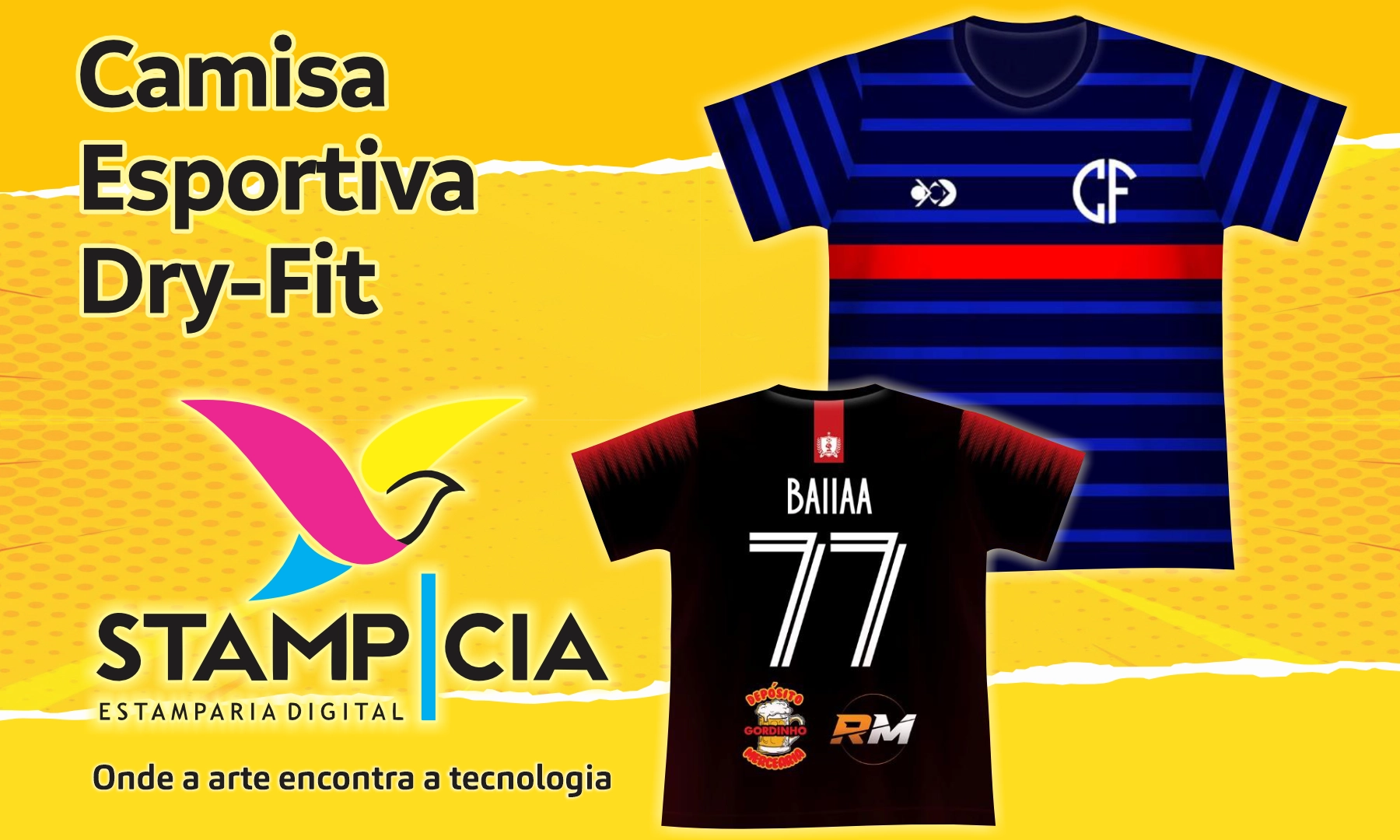 Camisa Dry-Fit - Esportiva Personalizada